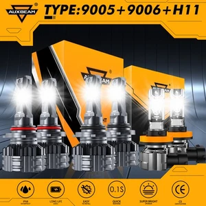 For Mitsubishi Lancer 2008-17 AUXBEAM Canbus LED Headlight Fog Bulb 6500K 3000K - Picture 1 of 19