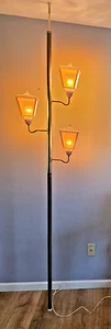 TENSION POLE LAMP!   by Duralastic prod Inc 1963 Art Deco - Picture 1 of 21