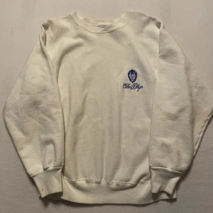 Rare Vintage 80’s THE PLAZA New York Hotel Embroidered Sweatshirt Hanes Beefy L - Picture 1 of 12