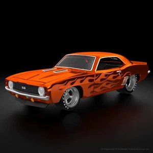 Hot Wheels Red Line Club RLC Exclusive sELECTIONs ’69 CHEVY CAMARO SS Orange - Picture 1 of 11