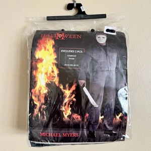 Michael Myers Halloween Jumpsuit Mask Costume Size XXL Men’s NEW! - Picture 1 of 3