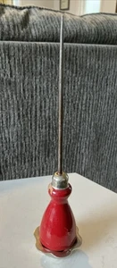 Galleta picadora de hielo vintage mango de madera tapa de metal 8,5 pulgadas de largo - Imagen 1 de 5