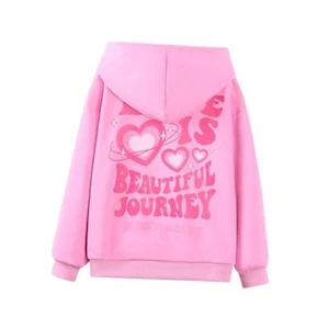 Teen Girls Graphic Hoodie Sweatshirt Long Sleeve Printed Pullover - Picture 1 of 7