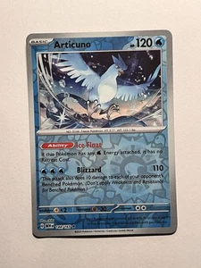 Articuno Reverse Holo NM 144/165 Scarlet & Violet 151 Pokemon Card NM - Picture 1 of 1
