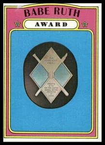 Babe ruth Award 1972 Topps MLB Baseball Card High Number Series #626 - Picture 1 of 2