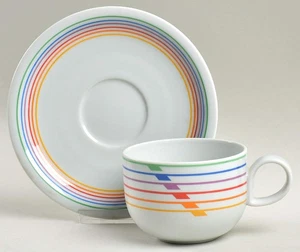 Block Sextet Cup & Saucer 35938 - Picture 1 of 1