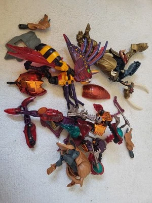 Transformers Beast Wars Lot INCOMPLETE BROKEN Hasbro Action Figure Parts - Image 1 of 4
