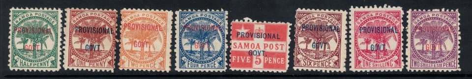 Samoa Scott 31-8 1899 como nuevo MH gobierno provisional Foto 1 de 1