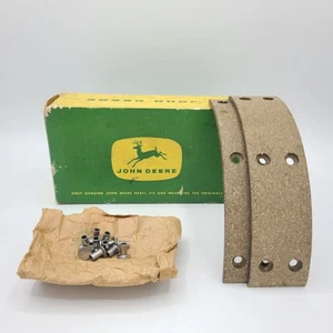 NOS Vintage John Deere B Tractor Brake Lining Facings for 1939 1940 41 42 43 ... - Picture 1 of 8