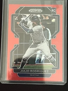 Julio Rodriguez 2022 Panini Prizm #40 Red Prizm (RC) - Seattle Mariners - Picture 1 of 2