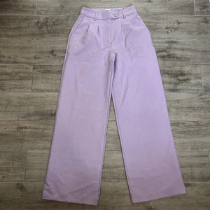 Pantalones Princesa Polly Archer 30" Pierna Ancha Pantalón Púrpura Claro Para Mujer Talla 2 - Imagen 1 de 8