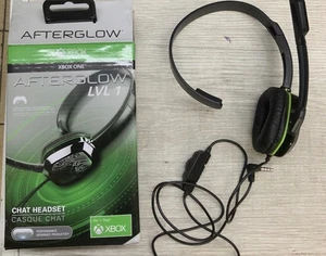 Xbox One Afterglow LVL 1 Chat Headset Wired Noise Cancel Mic PDP NOB - Picture 1 of 1