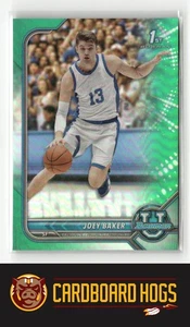 2021-22 Bowman U #54 Joey Baker Duke Blue Devils 1st Bowman Aqua Ref 217/250 - Picture 1 of 2