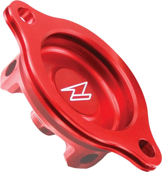 Zeta Oil Filter Cover Red #ZE90-1023 for Honda CRF250L 2013-2016 - Image 1 of 1