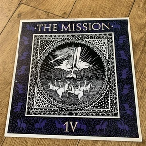 THE MISSION-EP 1V (WASTELAND)-1ST PRESS UK 1987 VINYL 12"-3 TRACKS (EX+/NM) - Picture 1 of 2