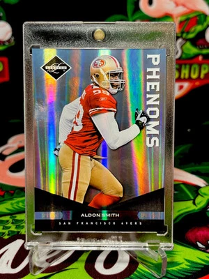 2011 Panini Limited Aldon Smith 1/1 Rc Platinum Rookie Phenoms - Image 1 of 2