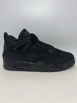 Talla 7Y / 8.5W - Nike Air Jordan 4 Retro GS Black Cat 2025 *Listo para enviar* Foto 1 de 4
