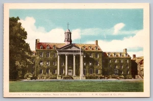 Postal de la Universidad de Kings College Halifax Nueva Escocia PECO Canadá - Imagen 1 de 2