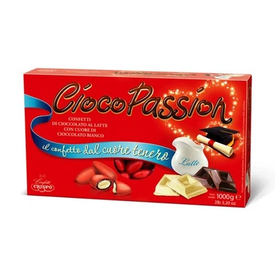 Confetti Crispo - CiocoPassion - Cioccolato al Latte - Colore Rosso - 1 Kg