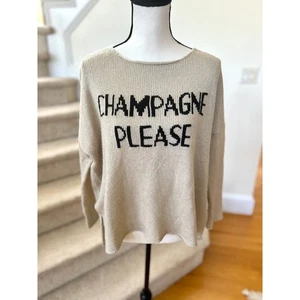 Wooden Ships Champagne Please Tan Taupe Langarm Pullover - Bild 1 von 7