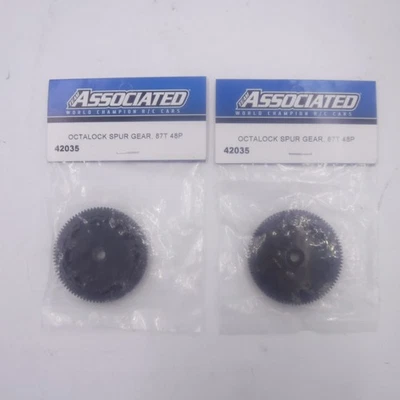 2 Pack Team Associated Octalock Spur Gear 87T 48P 42035