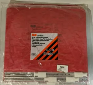 Universal Pressboard Hanging Binder, 2 Posts, 6" Capacity, 14.88x11" Red - Picture 1 of 2