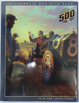 92ND Running Collectables Program 2008 Indy 500 with Starting Line-Up Insert - Изображение 1 из 4