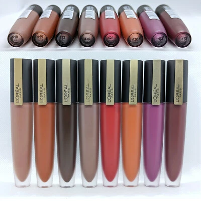 *ЛОТ ИЗ 2* фирменных матовых жидких пятен для губ Loreal Rouge — НА ВЫБОР - Изображение 1 из 3