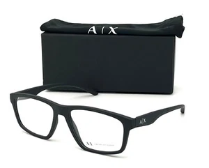 ARMANI EXCHANGE AX3094 8078 Matte Black / Demo Lenses 56mm Eyeglasses - Picture 1 of 4