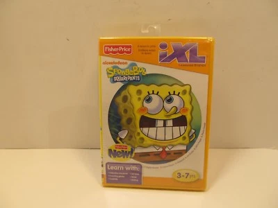 SpongeBob Squarepants Game Fisher Price iXL Learning System 3-7 yrs Boys & Girls - Image 1 of 2