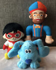 Blippi, Ryan, And Blues Clues Stuffed Plush Toys Lot Of 3 Preschool