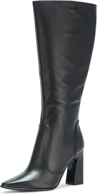 Bota Feminina DKNY Soryn Joelho Alto com Salto Bloco - Imagem 1 de 4