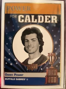 Owen Power 2022-23 Upper Deck Series 2 Calder Candidates Gold #CC-11 (1:739) - Picture 1 of 1