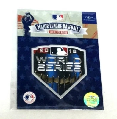 MLB 2018 World Series Jersey Patch Boston Red Sox Los Angeles Dodgers FREESHIP