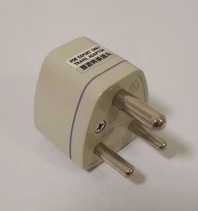 Adaptador de viaje enchufe tipo D (diseño de entrada universal) para Sri Lanka Pakistán India - Imagen 1 de 3