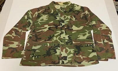 Vintage Game Winner Sportswear Camo Long Sleeve Button Front Shirt Men XXL Short - Image 1 of 4