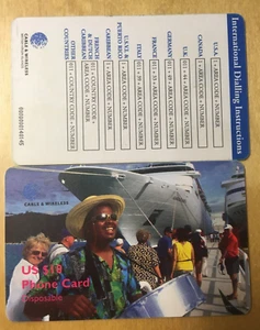 Virgin Isl.: 1 used chip phonecard (both sides' views), Lot#2 - Picture 1 of 1