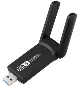 Adapter sieciowy WIFI WLAN Stick Dual Band 2,4GHz / 5GHz 1200Mbps USB 3.0 ANTENA - Zdjęcie 1 z 7