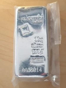 Silberbarren 1kg Valcambi suisse #14 - Bild 1 von 3