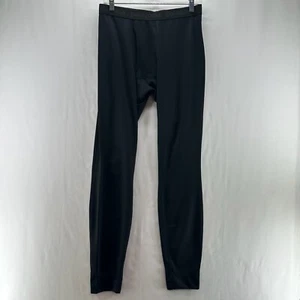 Patagonia Capilene Baselayer Midweight Bottoms Mens M Grid Pattern Pull On Black - Picture 1 of 11