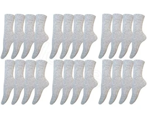 4-20 pares de calcetines de lino esmaltados naturales con algodón para mujer y hombre talla 35-46 - Imagen 1 de 6