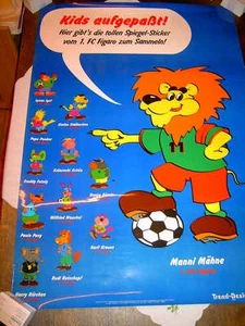 1. FC Figaro Werbeposter / Werbeplakat / Poster kaschiert 97cm x 68cm! - Bild 1 von 3