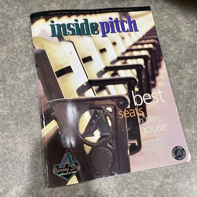 1998 Arizona Diamondbacks FIRST Official Program Opening Day March 31 Rockies - Image 1 of 4