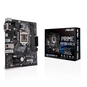 ASUS PRIME H310M-A R2.0 Intel H310 Micro ATX DDR4 motherboard, LGA1151, USB 3.1 - Picture 1 of 2