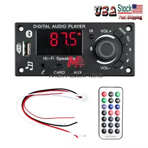DC5-25V MP3 Decoder Board 2*50W Bluetooth Car Audio Player USB TF FM FM Radio US - Picture 1 of 22