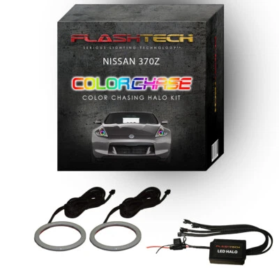 Kit Dream Color Chasing Dynamic LED Halo para faros Nissan 370z 2009-2016 Foto 1 de 4