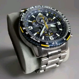 Citizen Men’s Eco-Drive Stainless Steel Skyhawk Blue Angels Watch JY0050-55L - Picture 1 of 11