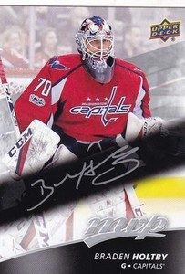 BRADEN HOLTBY 17-18 2017-18 UPPER DECK MVP SILVER SCRIPT PARALLEL #169 CAPITALS
