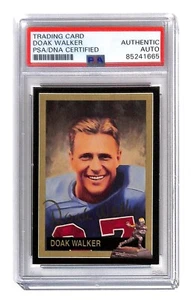 Doak Walker autographed 1992 Heisman Card SMU 1948 PSA/DNA *1665 - Picture 1 of 2