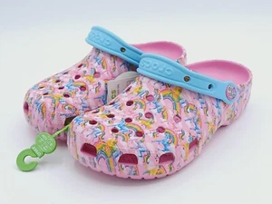 Crocs Lisa Frank Rainbow klassischer Clog PINK Herrengröße 4 Damengröße 6!!!.. - Bild 1 von 7